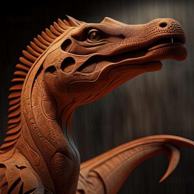 3D модель Ляонінгозавр (STL)